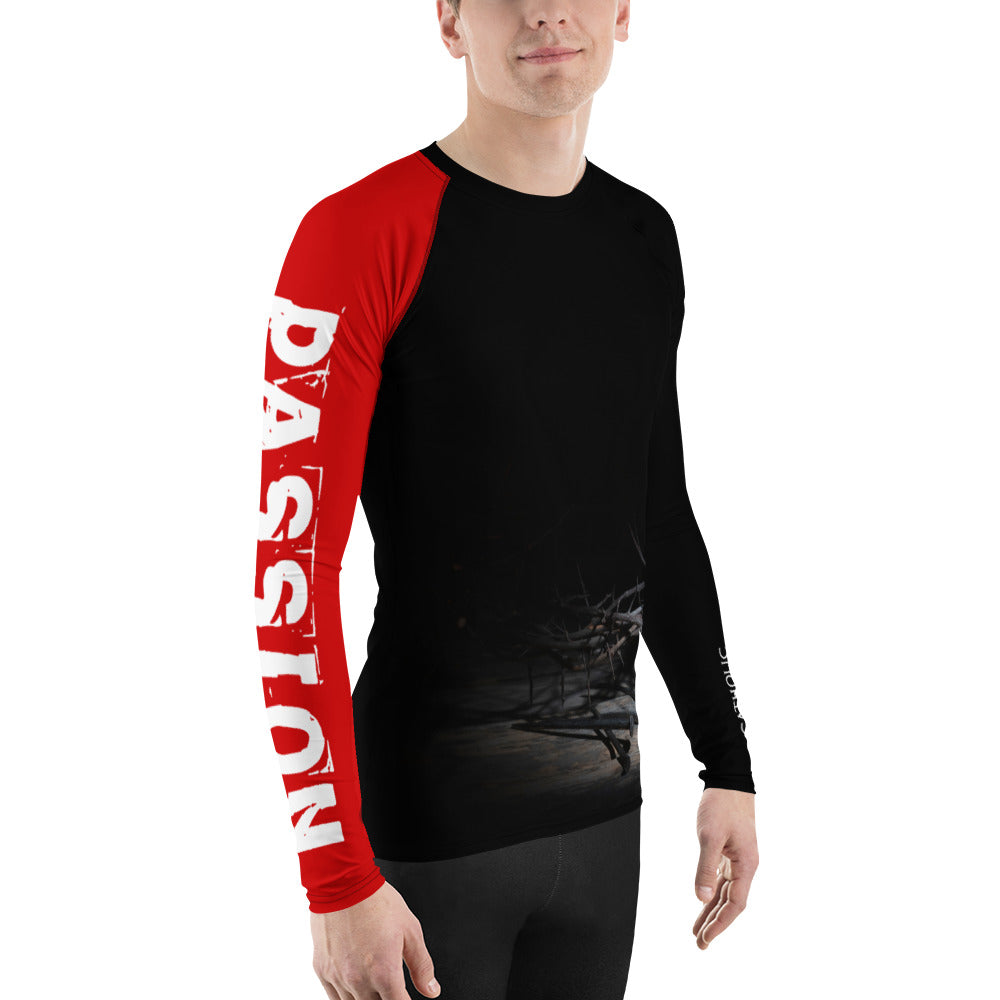 Black Belt - Passion - Adult BJJ Rash Guard