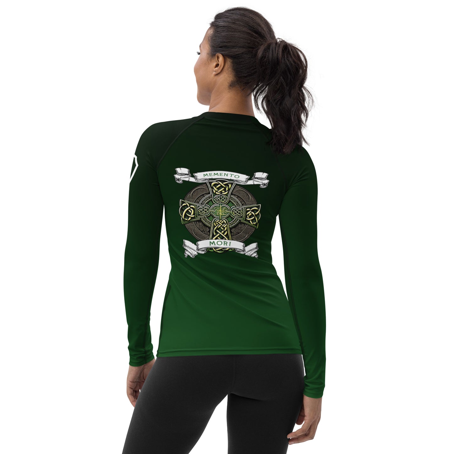 Memento Mori Celtic Cross - Women's BJJ Rash Guard