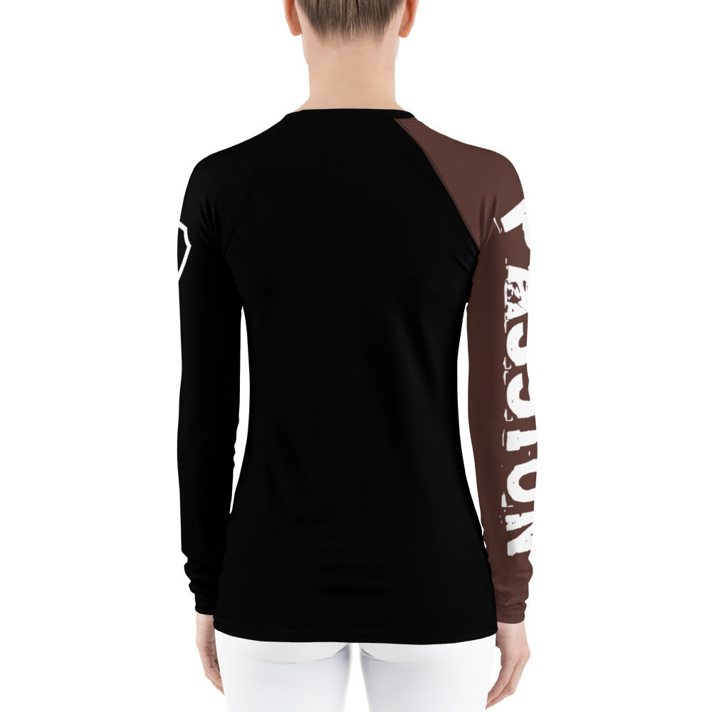 Brown Belt - Passion - Women's BJJ Rash Guard