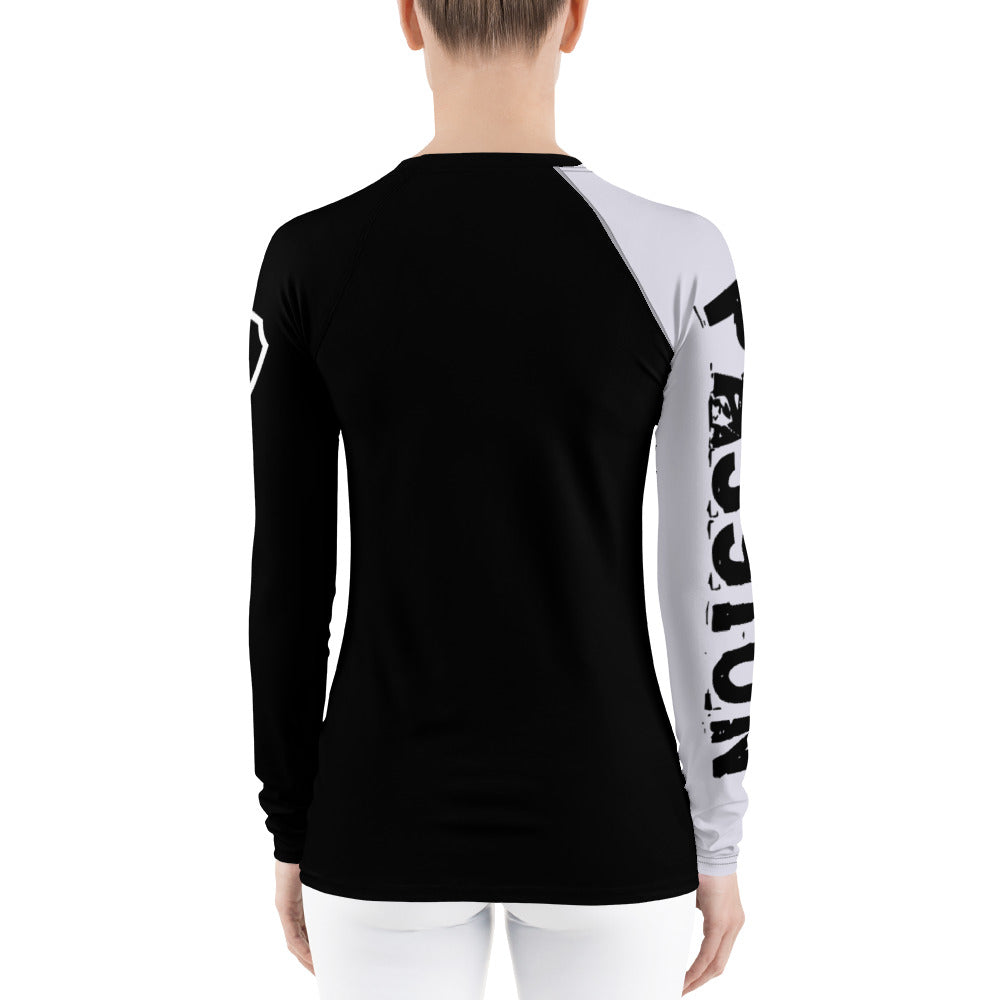 White Belt - Passion - Women's BJJ Rash Guard