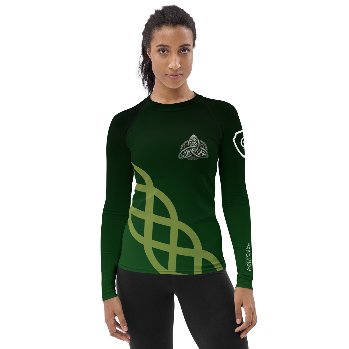 Memento Mori Celtic Cross - Women's BJJ Rash Guard