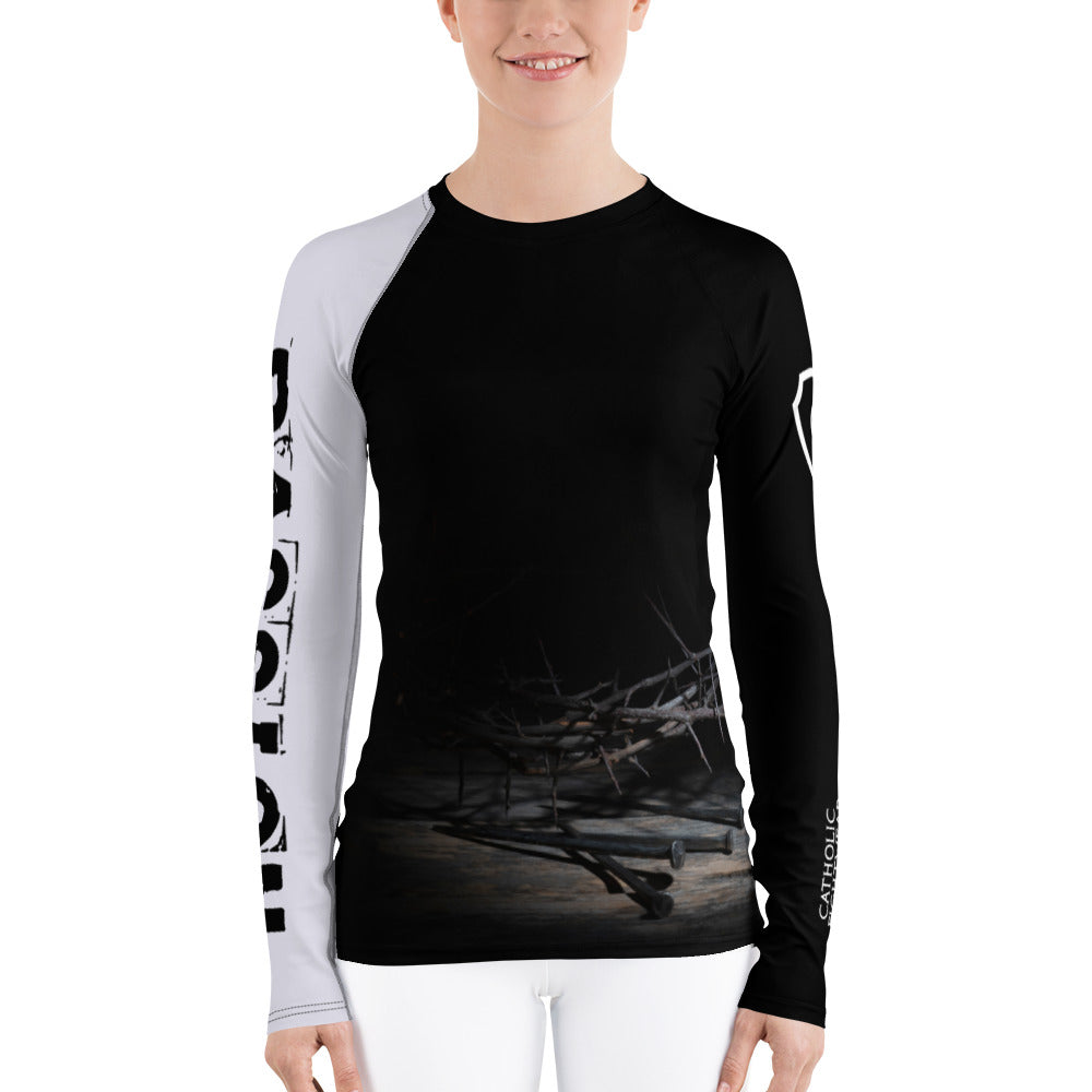 White Belt - Passion - Women's BJJ Rash Guard