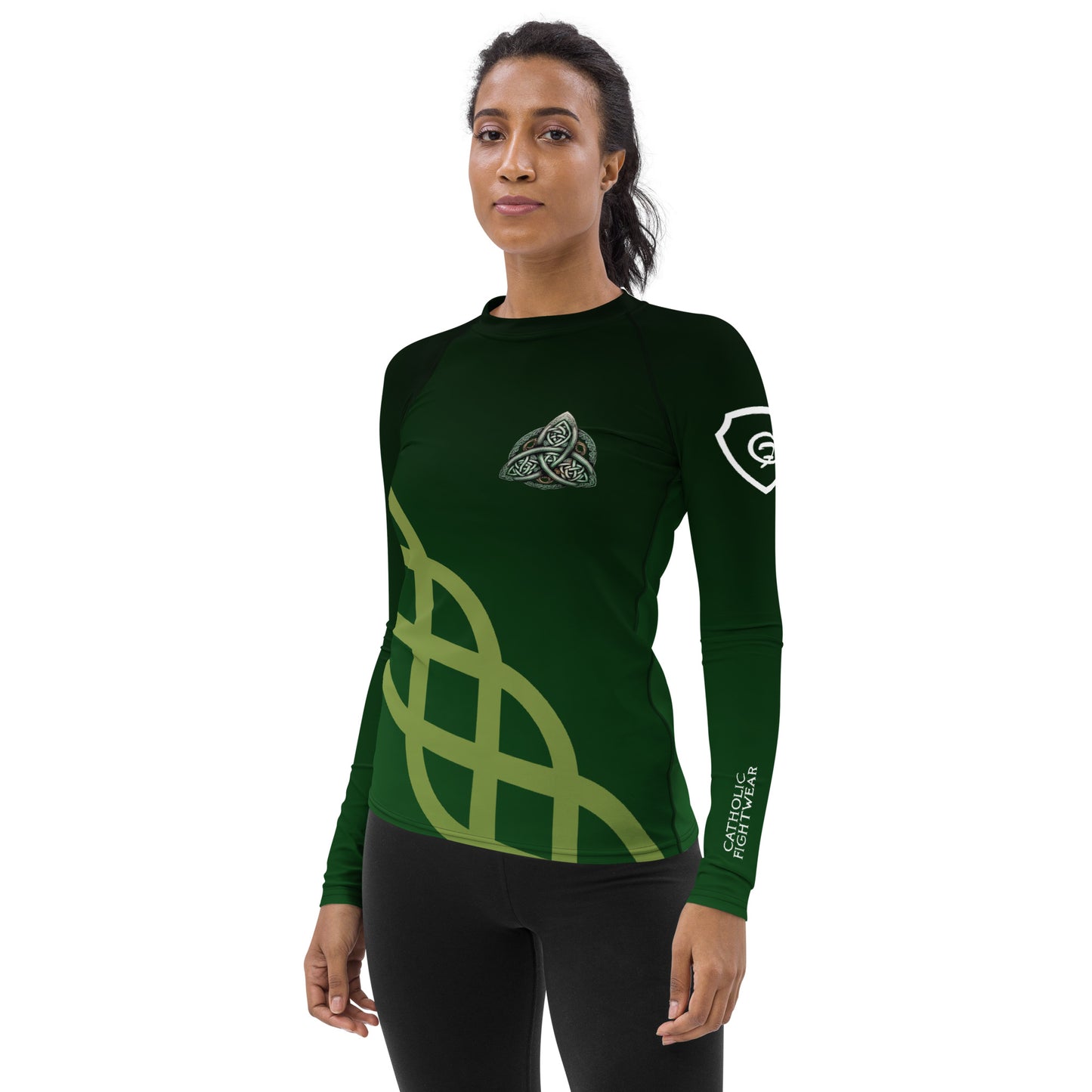 Memento Mori Celtic Cross - Women's BJJ Rash Guard