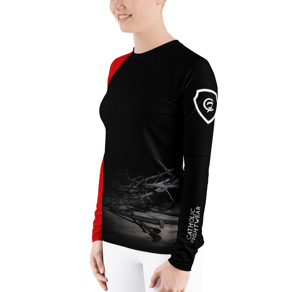 Black Belt - Passion - Women's BJJ Rash Guard