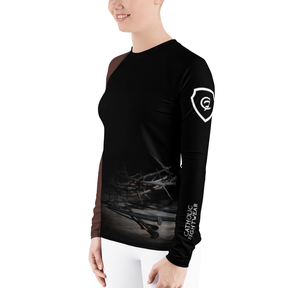 Brown Belt - Passion - Women's BJJ Rash Guard