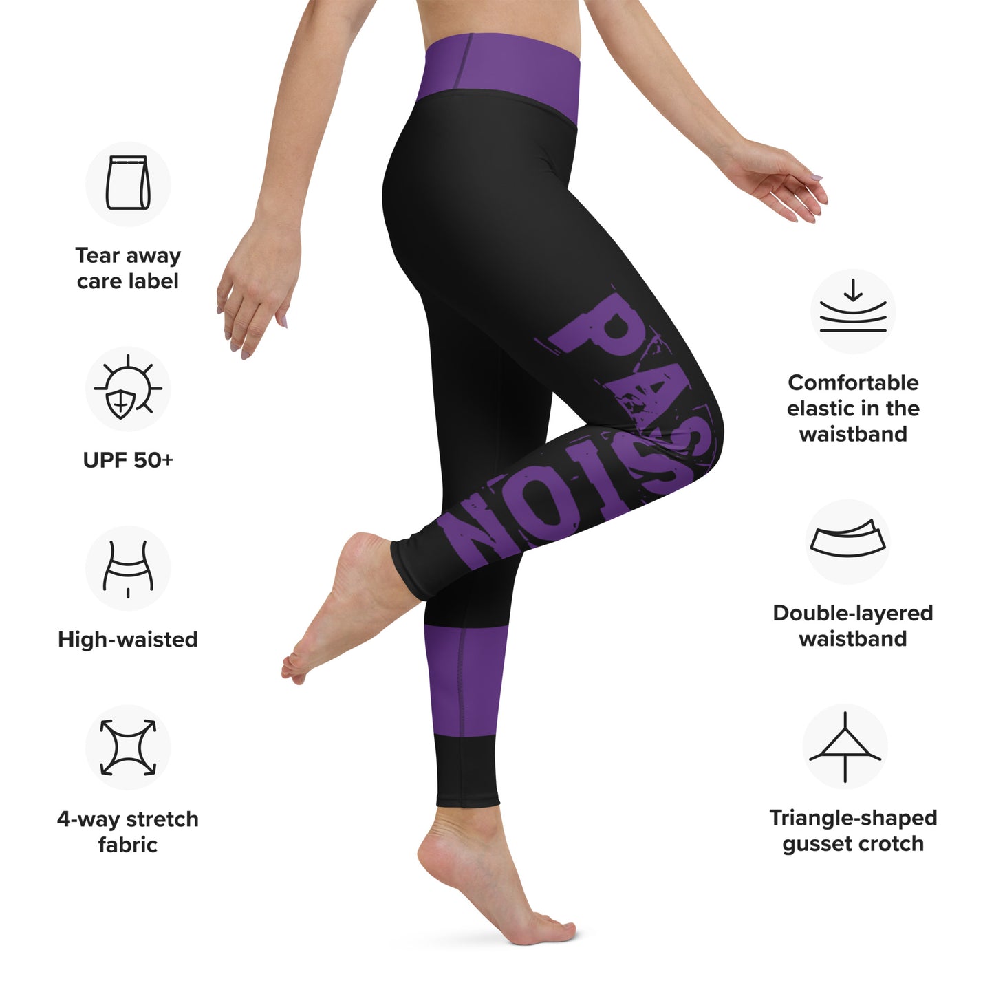 Purple Belt - Passion - Women's BJJ Spats