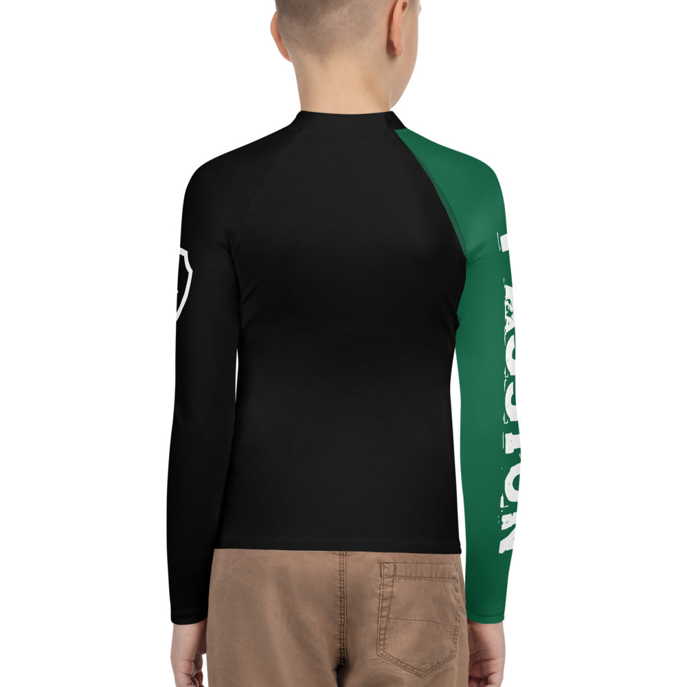 Green Belt - Passion - Youth BJJ Rash Guard