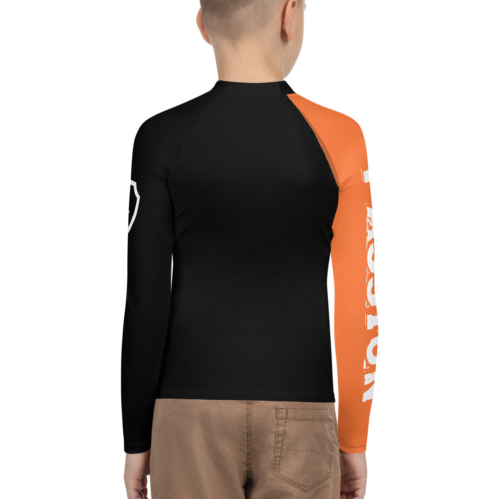 Orange Belt - Passion - Youth BJJ Rash Guard