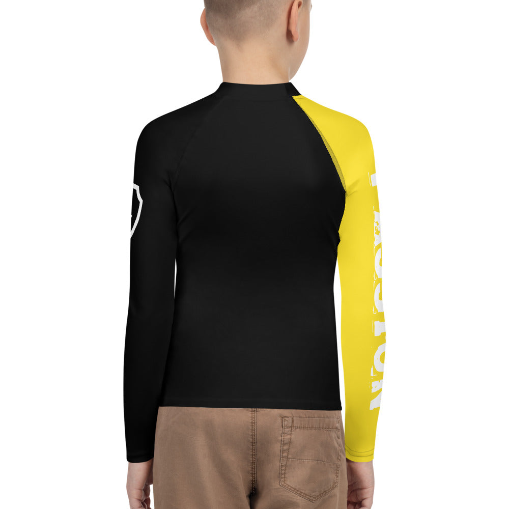 Yellow Belt - Passion - Youth BJJ Rash Guard