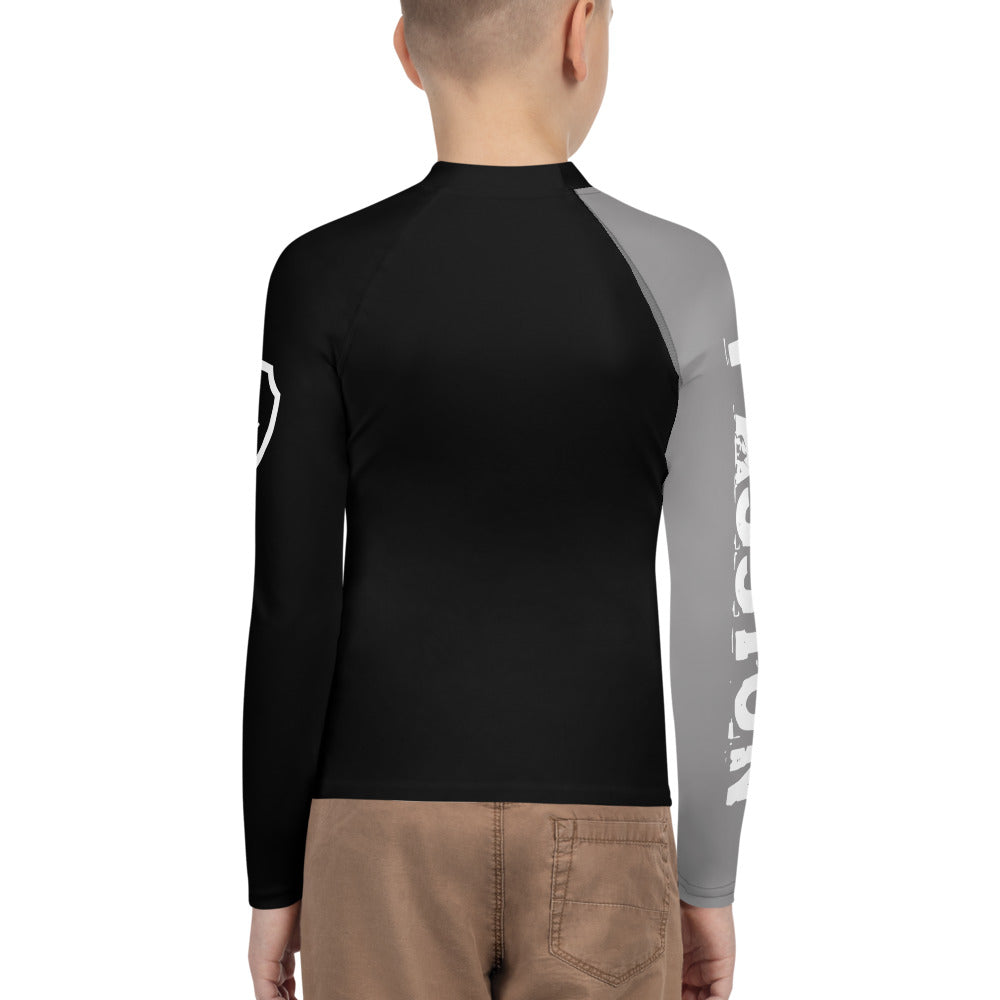 Gray Belt - Passion - Youth BJJ Rash Guard