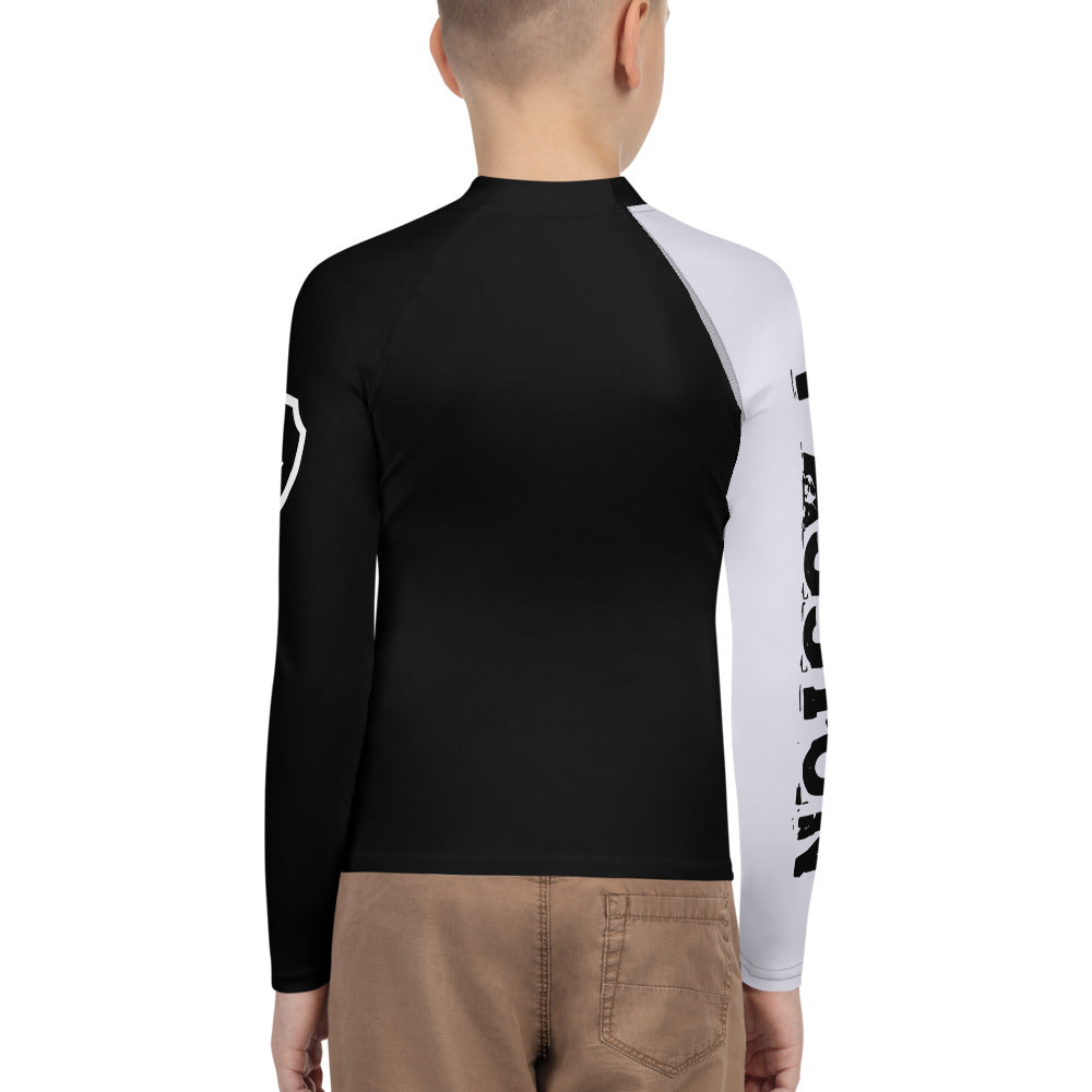 White Belt - Passion - Youth BJJ Rash Guard