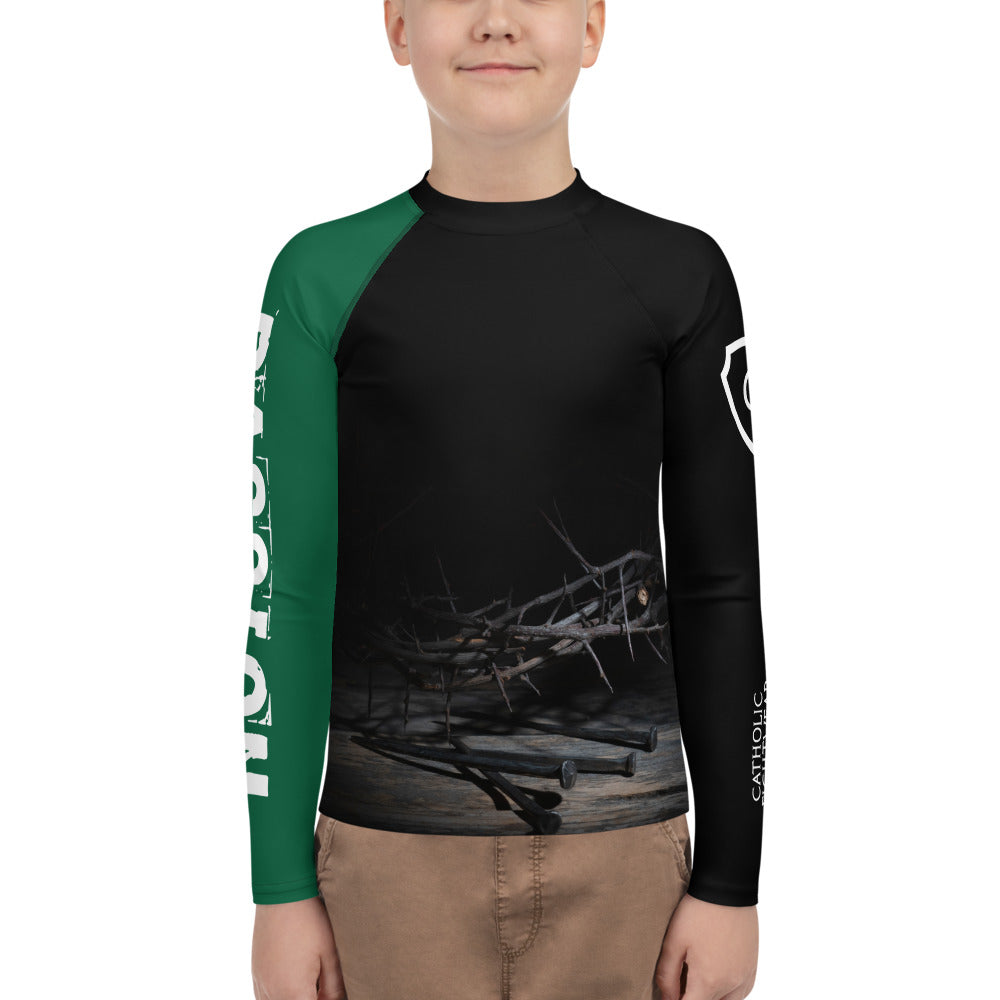 Green Belt - Passion - Youth BJJ Rash Guard