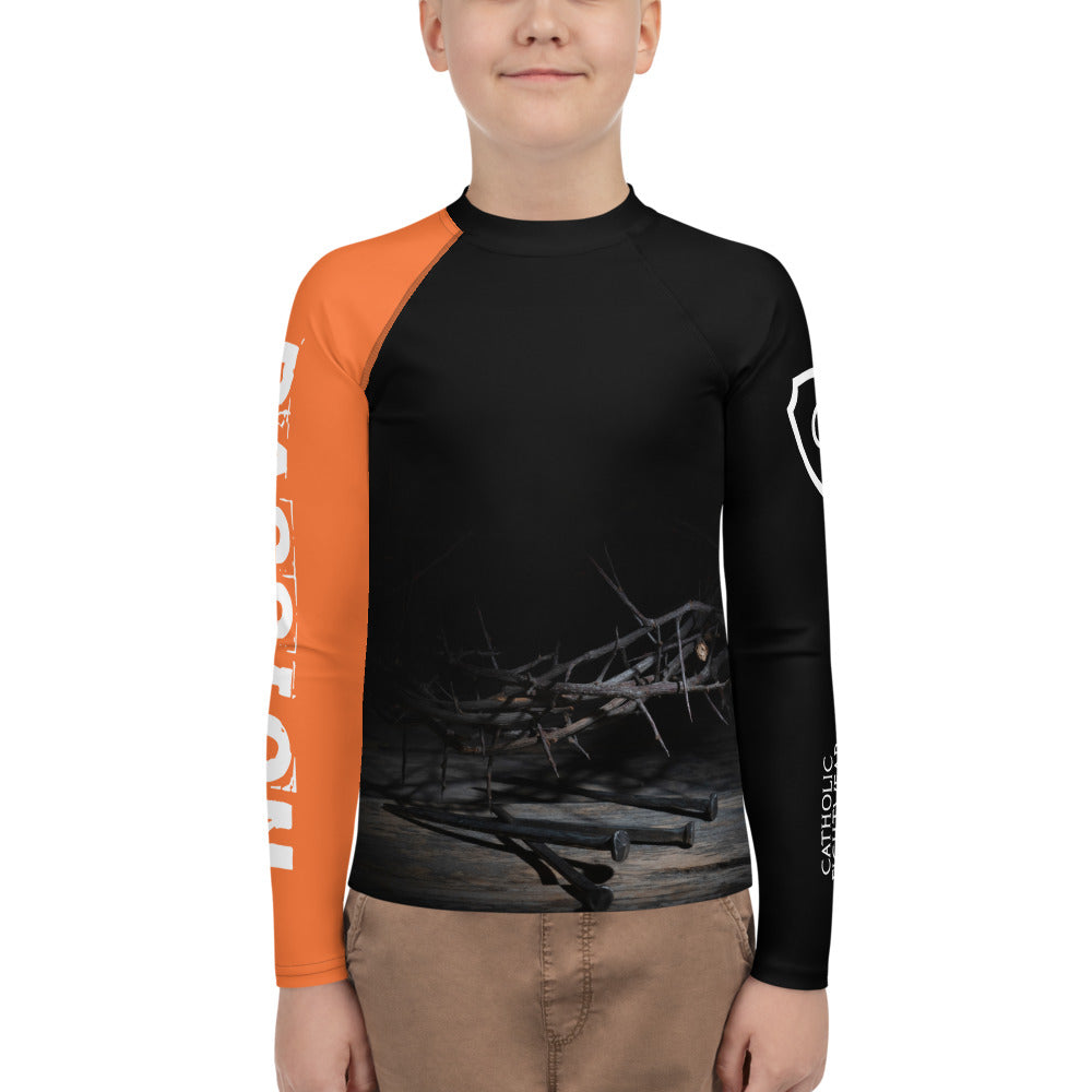 Orange Belt - Passion - Youth BJJ Rash Guard