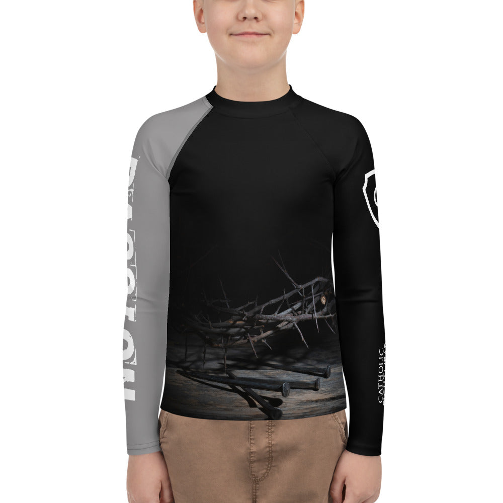 Gray Belt - Passion - Youth BJJ Rash Guard