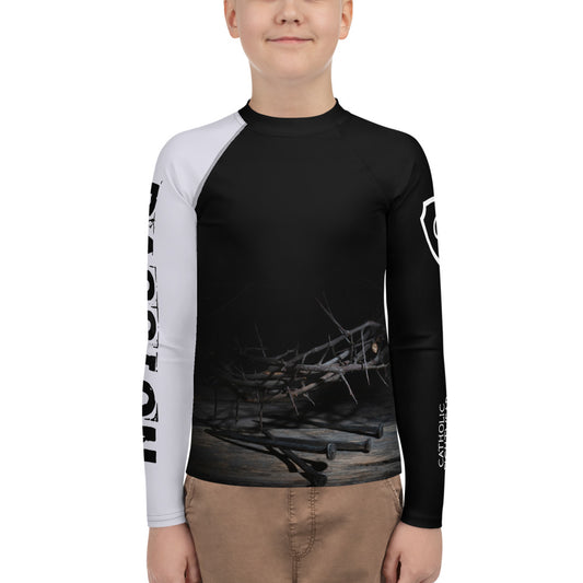 White Belt - Passion - Youth BJJ Rash Guard