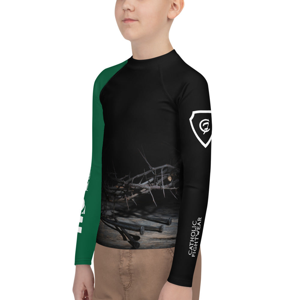 Green Belt - Passion - Youth BJJ Rash Guard