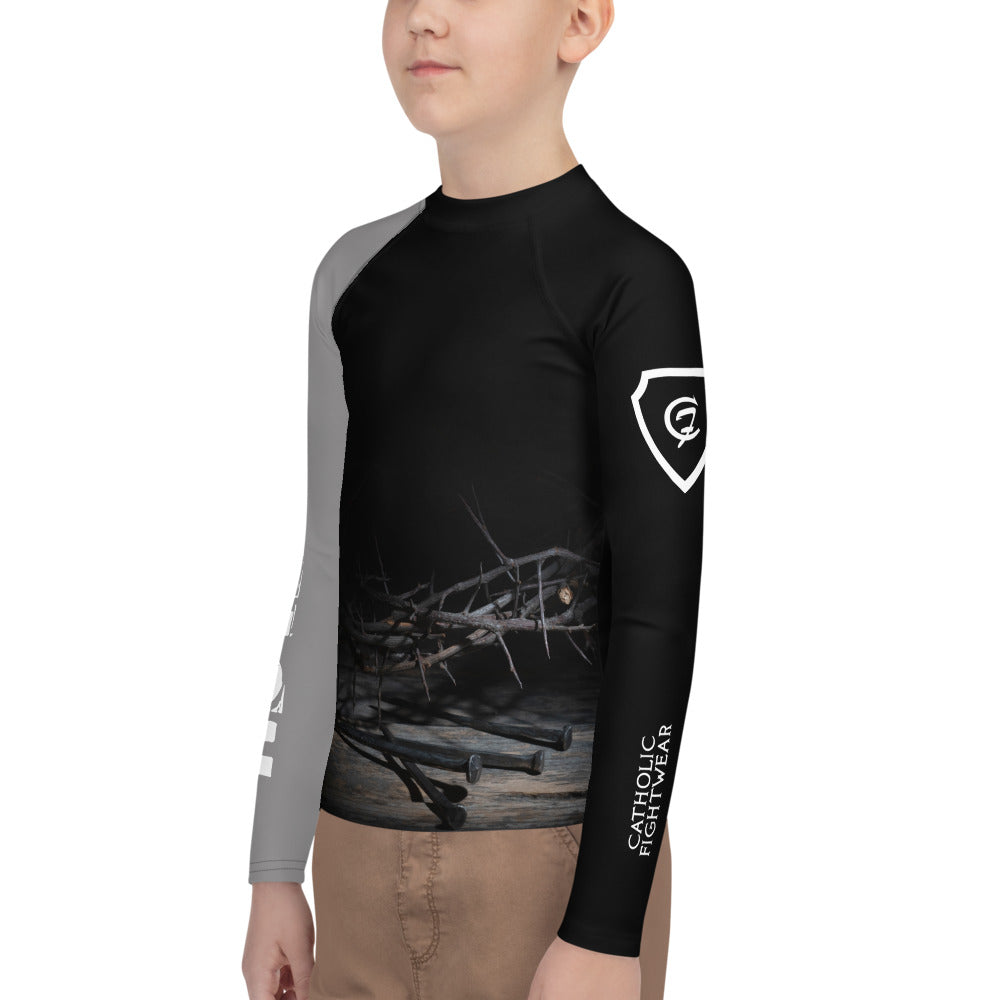 Gray Belt - Passion - Youth BJJ Rash Guard