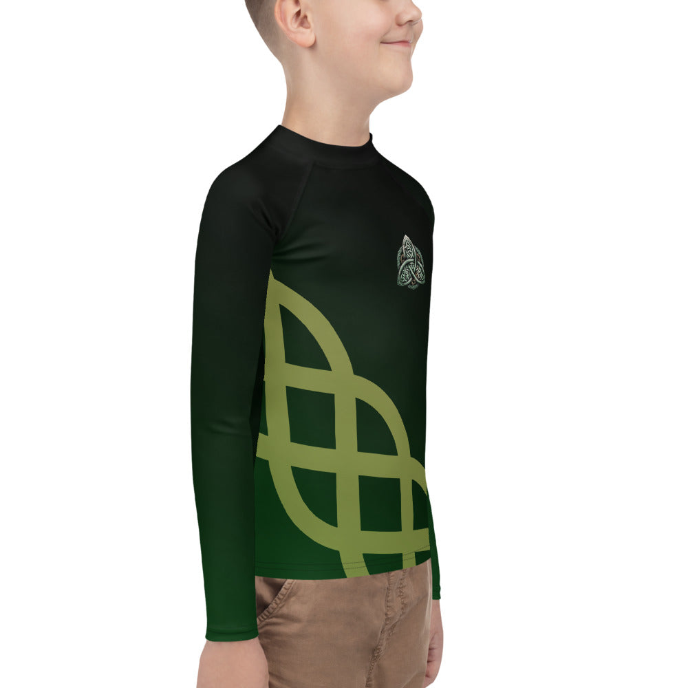 Memento Mori Celtic Cross - Youth BJJ Rash Guard