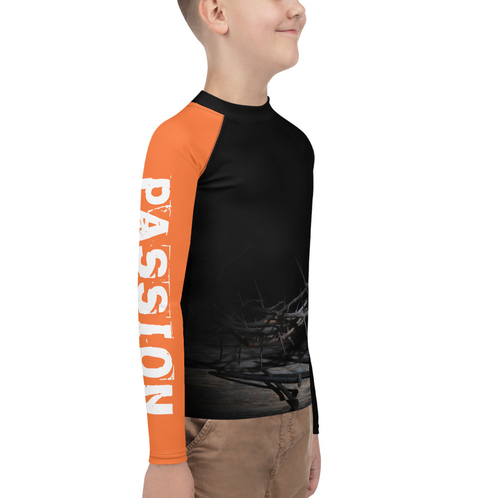 Orange Belt - Passion - Youth BJJ Rash Guard