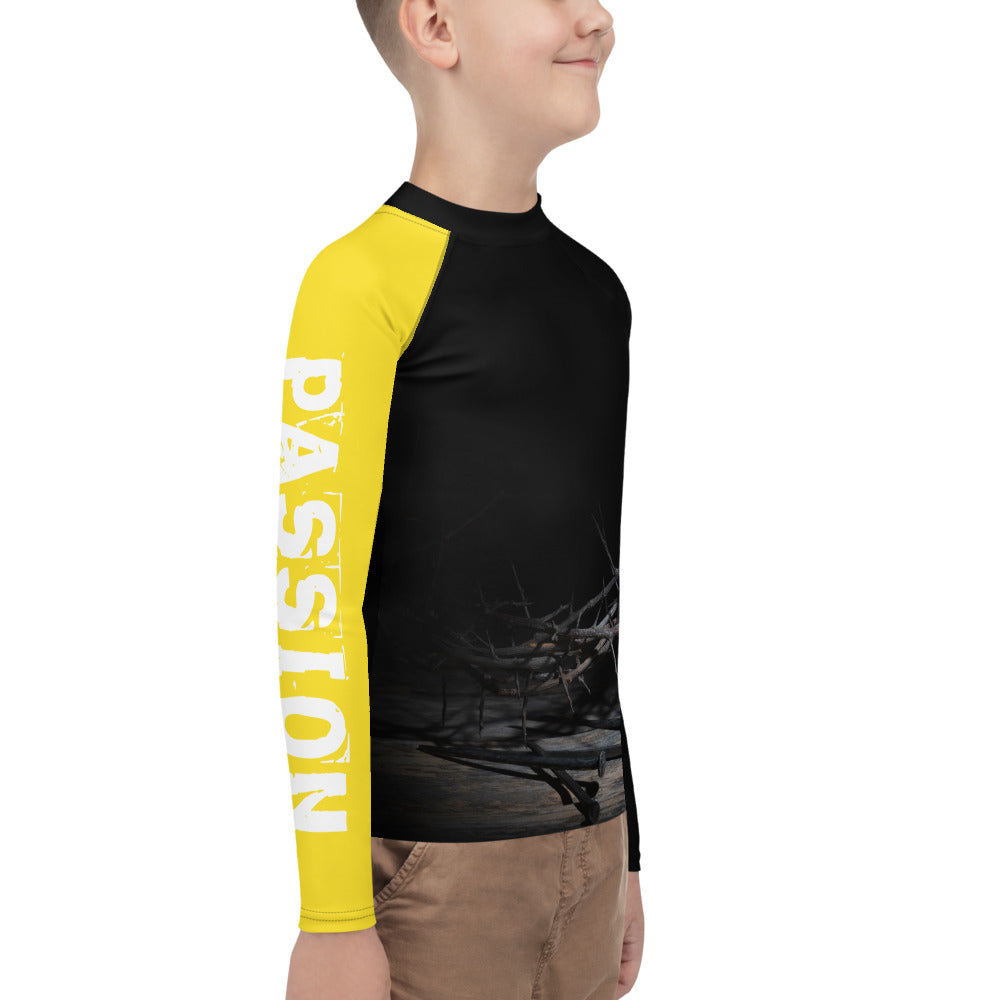 Yellow Belt - Passion - Youth BJJ Rash Guard