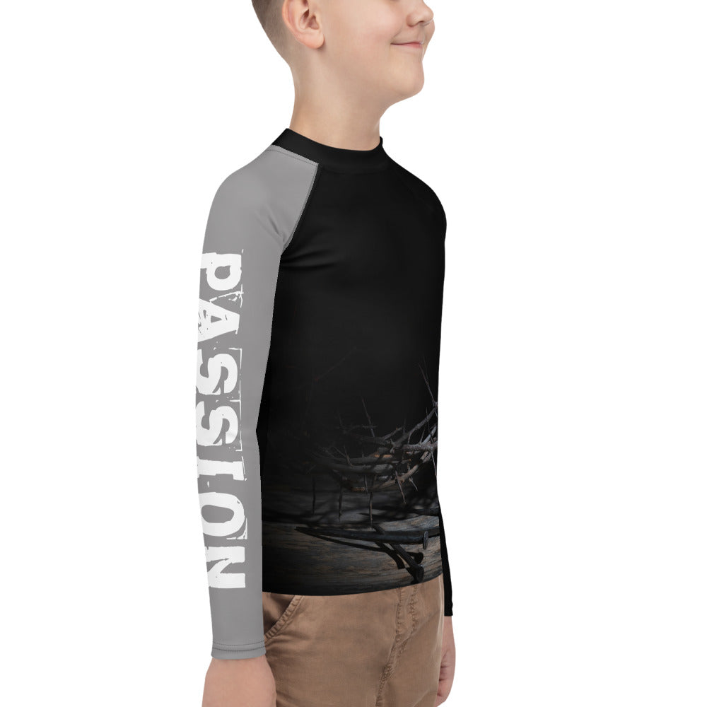 Gray Belt - Passion - Youth BJJ Rash Guard