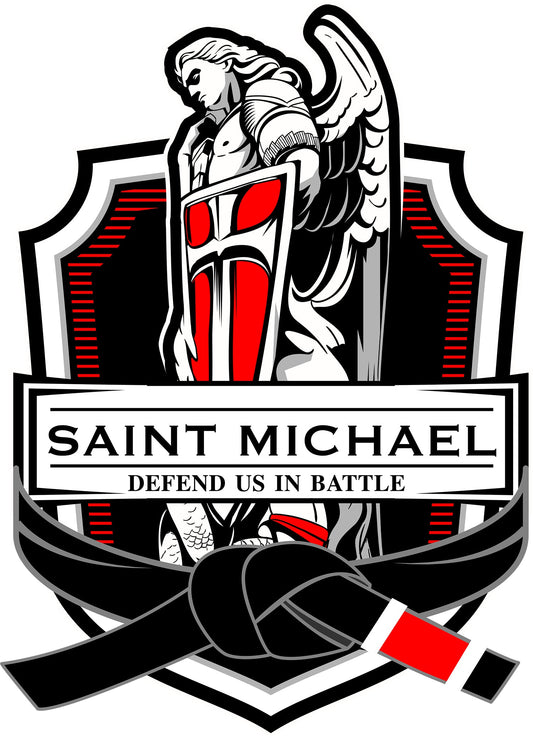 Sublimation Clothing Patch - St. Michael - Iron on BJJ Ranks