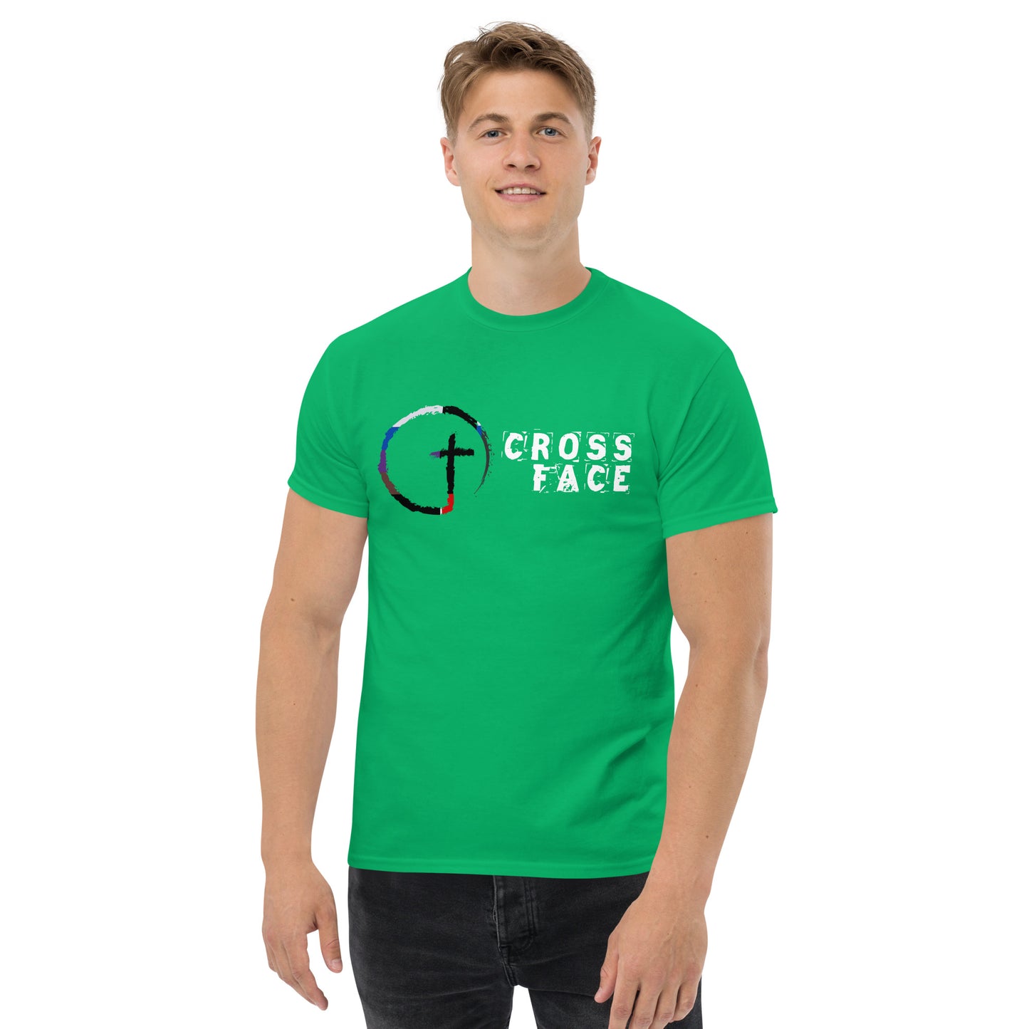 Cross Face Adult T-Shirt