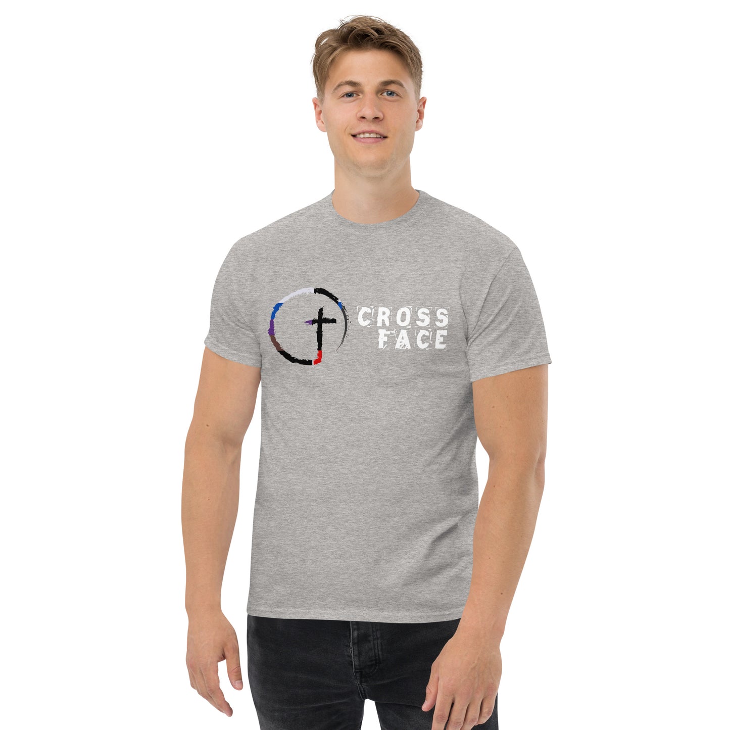 Cross Face Adult T-Shirt