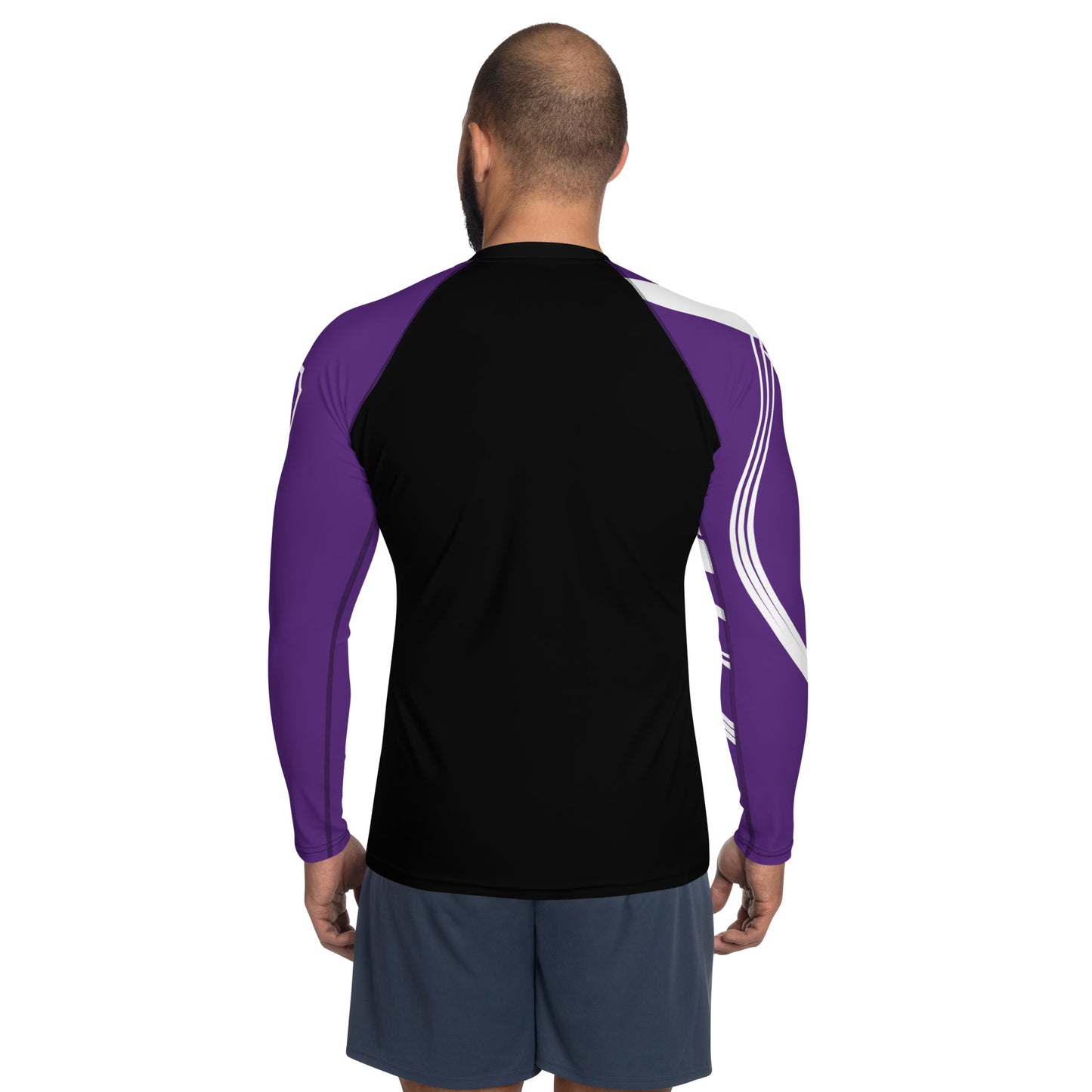 Guardian Angel Adult BJJ Rank Rash Guard - Purple Belt