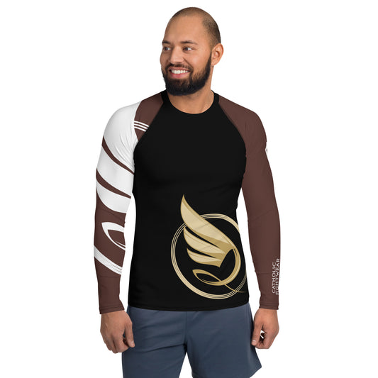 Guardian Angel Adult BJJ Rank Rash Guard - Brown Belt