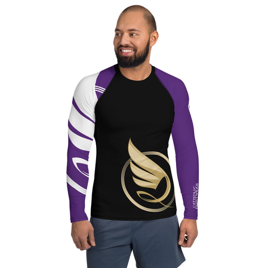 Guardian Angel Adult BJJ Rank Rash Guard - Purple Belt