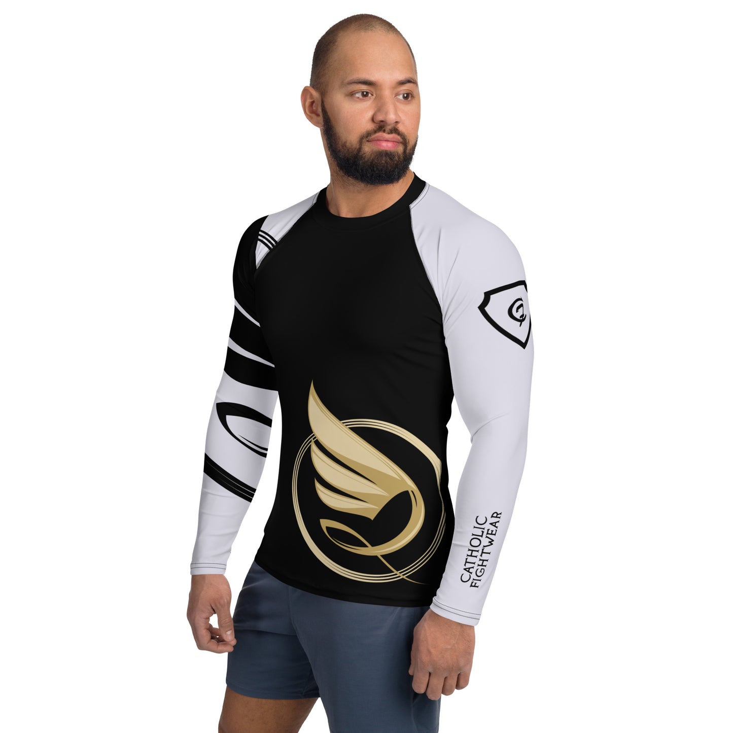 Guardian Angel Adult BJJ Rank Rash Guard - White Belt