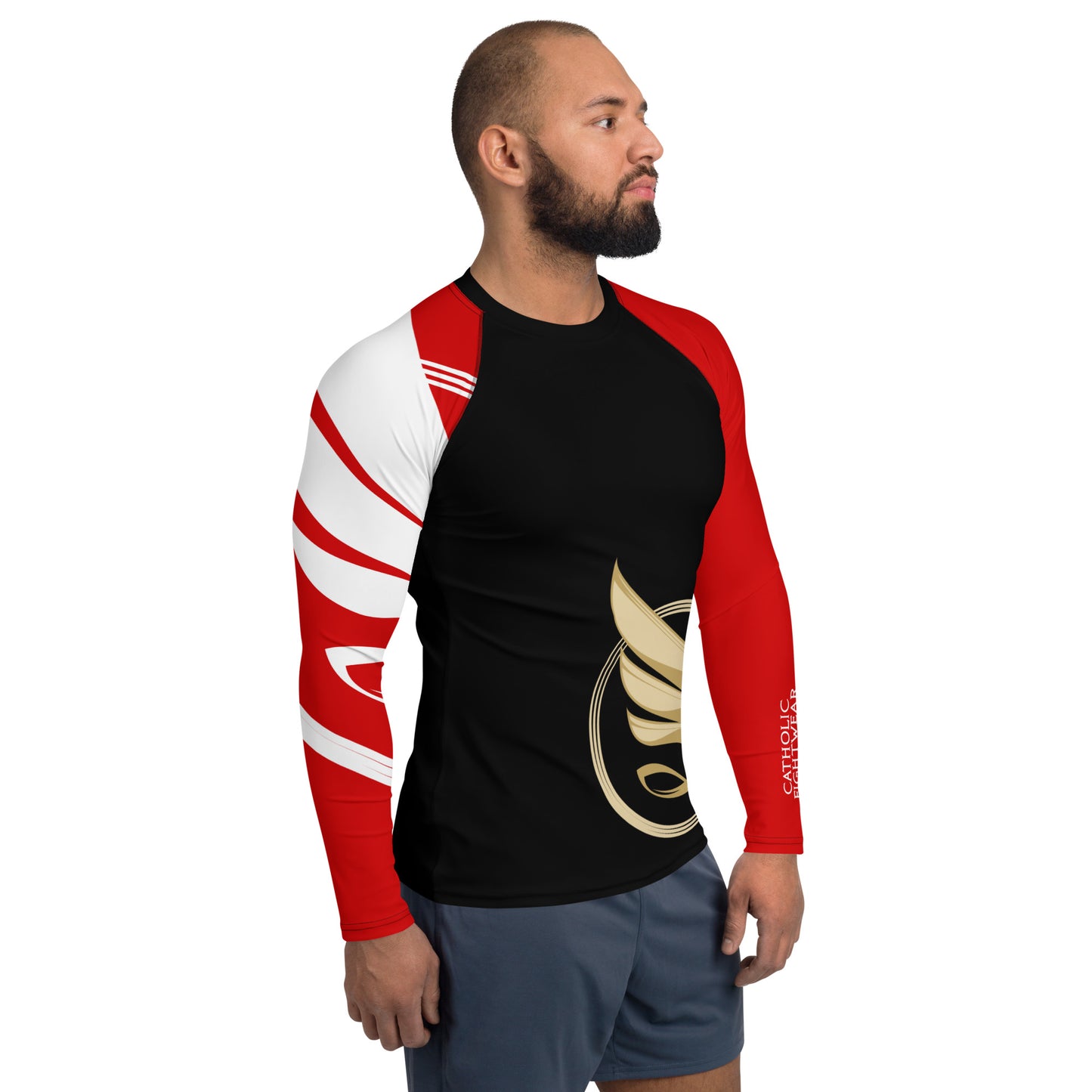 Guardian Angel Adult BJJ Rank Rash Guard - Black Belt