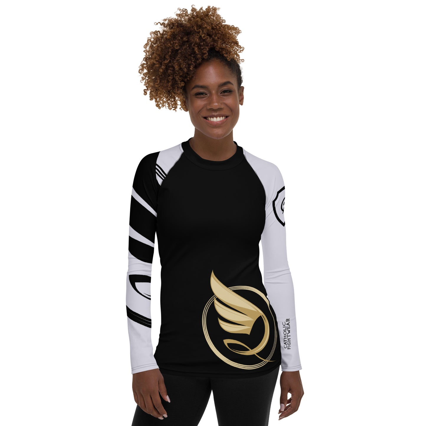 Guardian Angel Women's BJJ Rank Rash Guard - White Belt