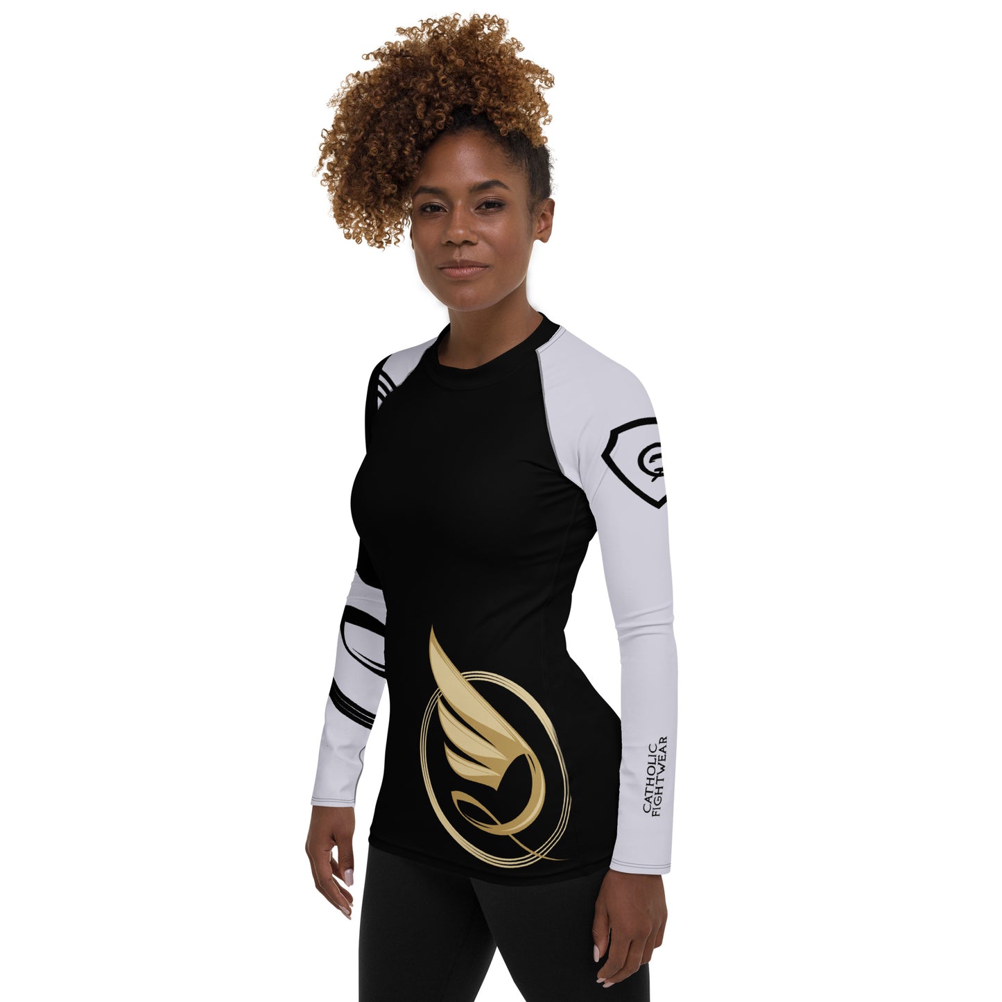 Guardian Angel Women's BJJ Rank Rash Guard - White Belt