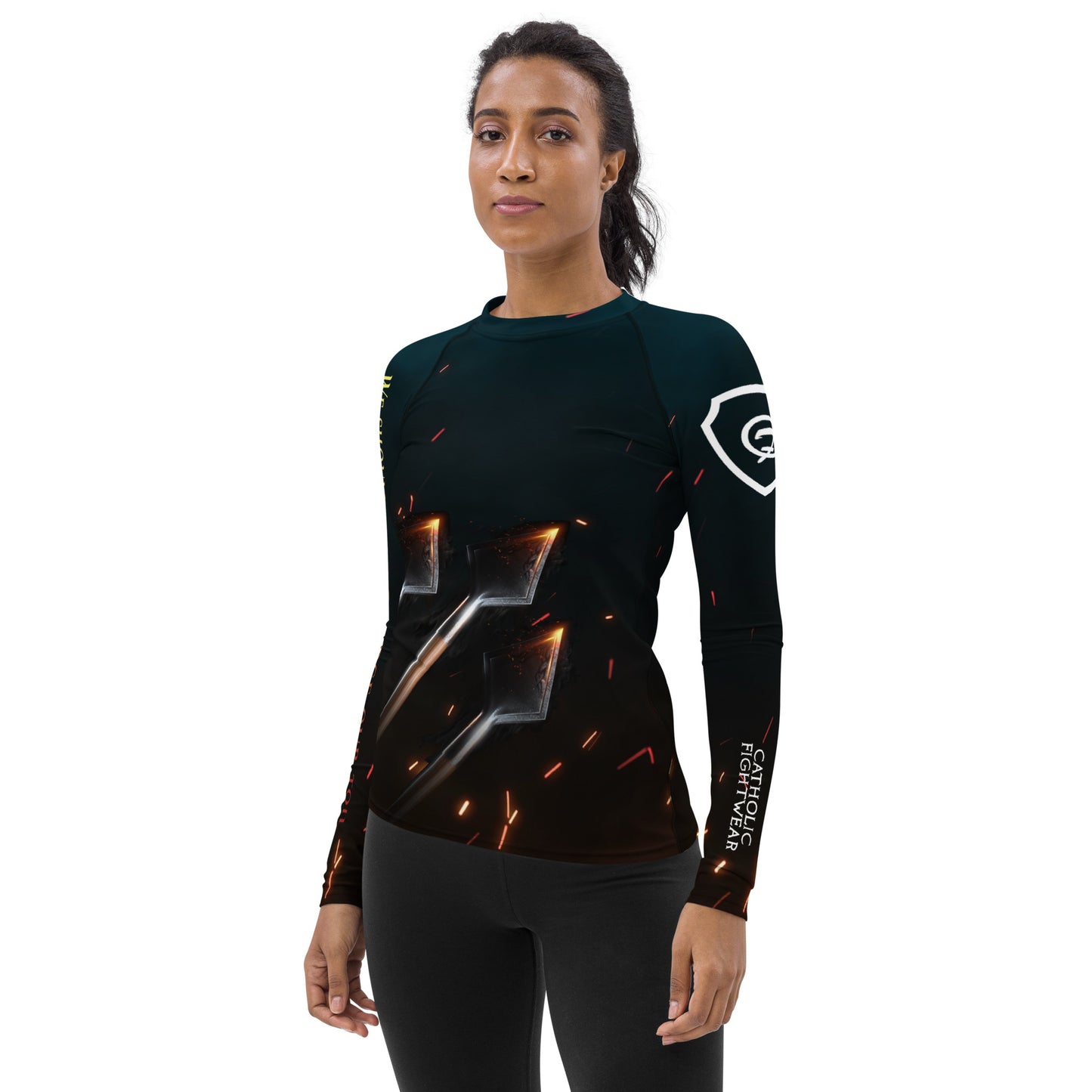 St Sebastian Women's BJJ Rash Guard