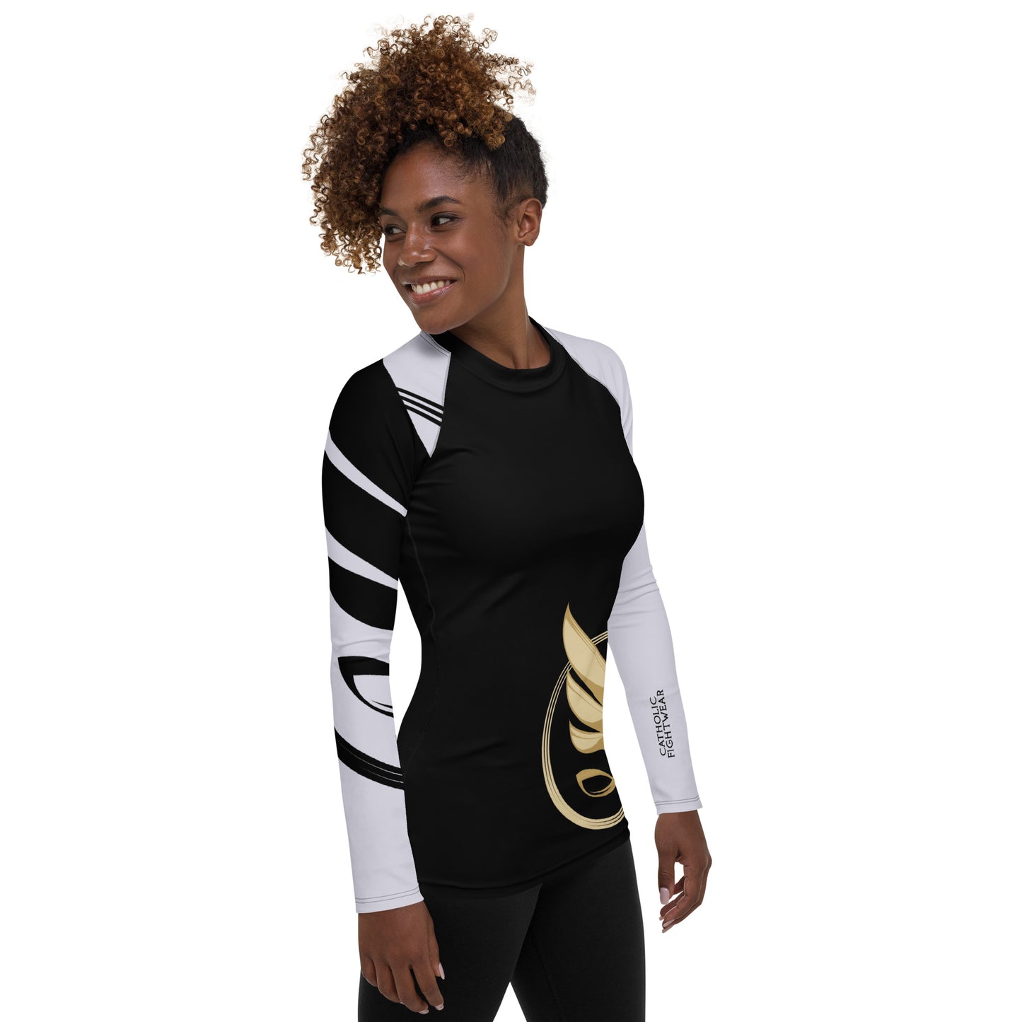 Guardian Angel Women's BJJ Rank Rash Guard - White Belt