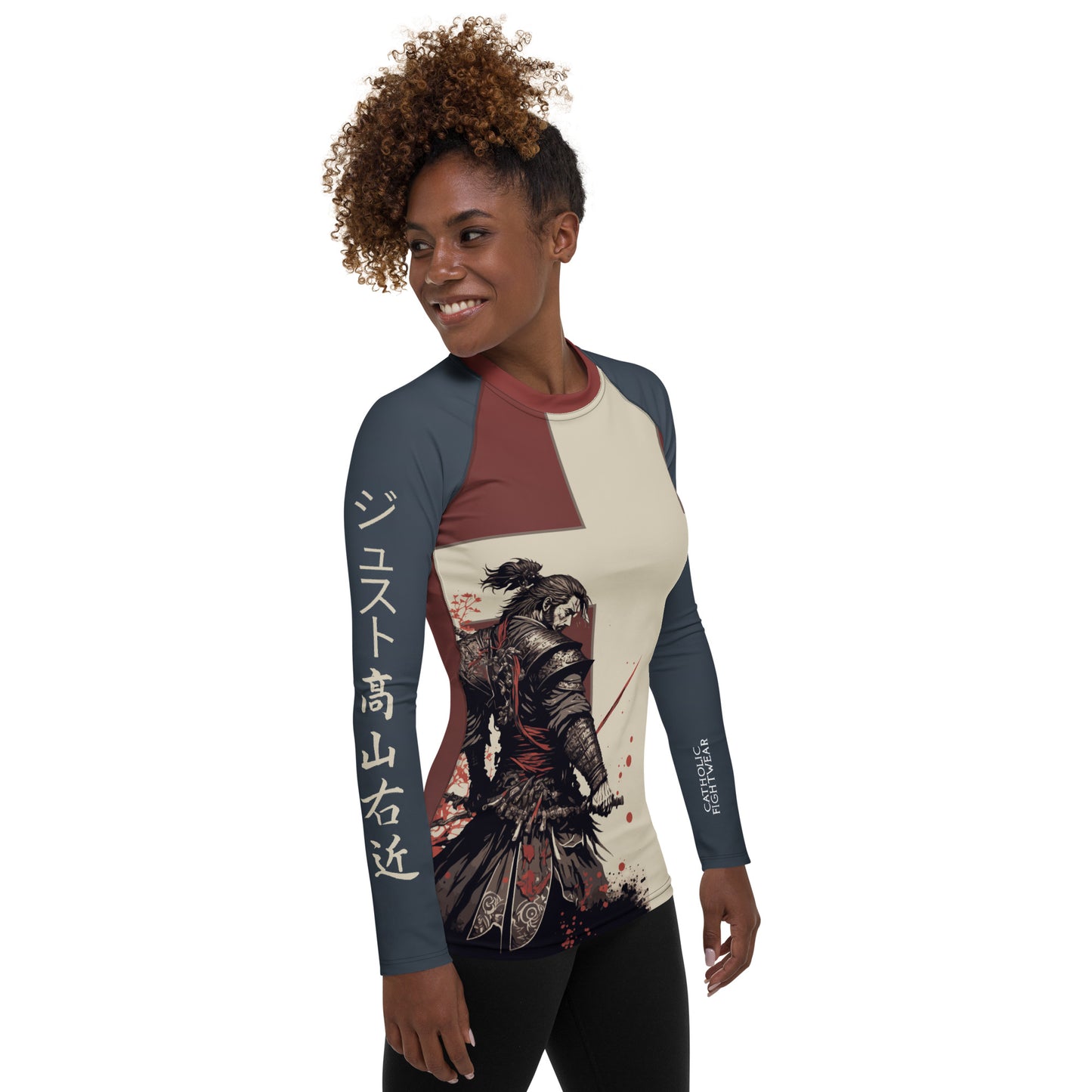 Blessed Justo Ukon Takayama - Women's BJJ Rash Guard