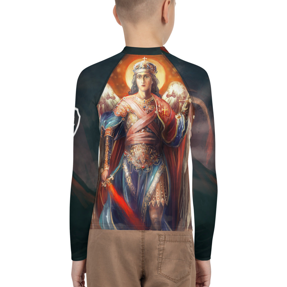 St Michael Youth BJJ Rash Guard