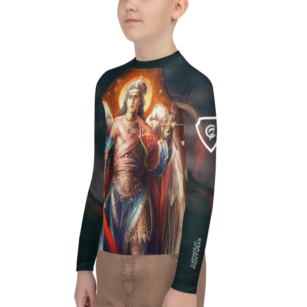 St Michael Youth BJJ Rash Guard