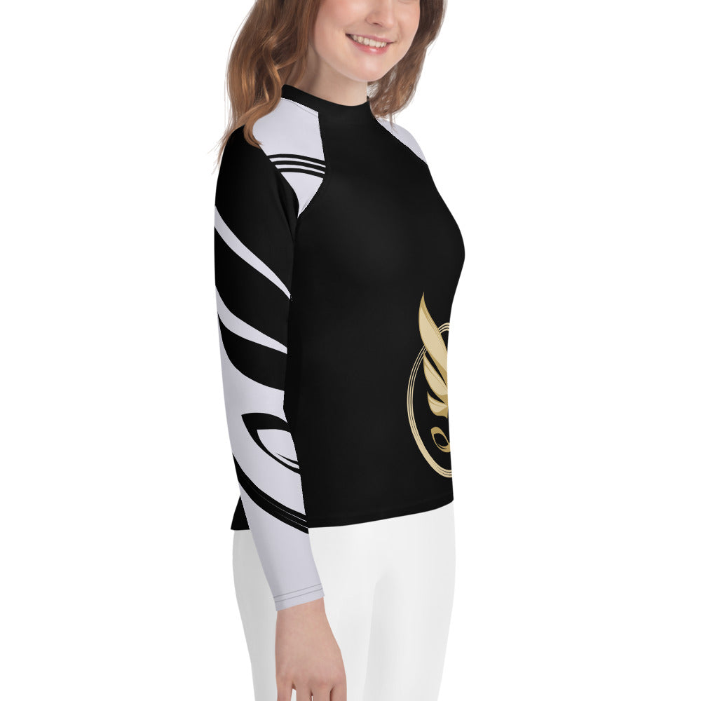 Guardian Angel Youth BJJ Rank Rash Guard - White Belt