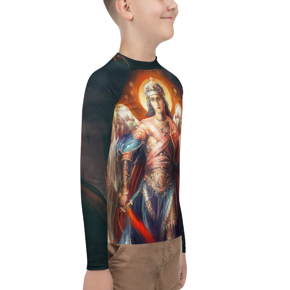 St Michael Youth BJJ Rash Guard